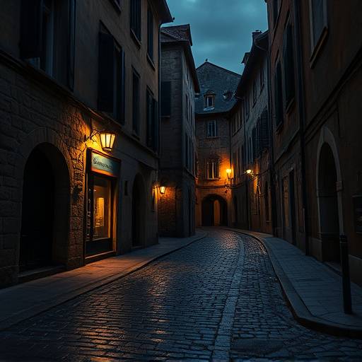 Vue du lieu de tournage 10 : Ruelles pavées de la Cité de Carcassonne